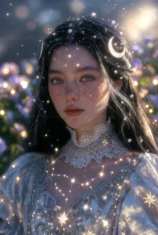 Celestial Victorian Starlight Portraits