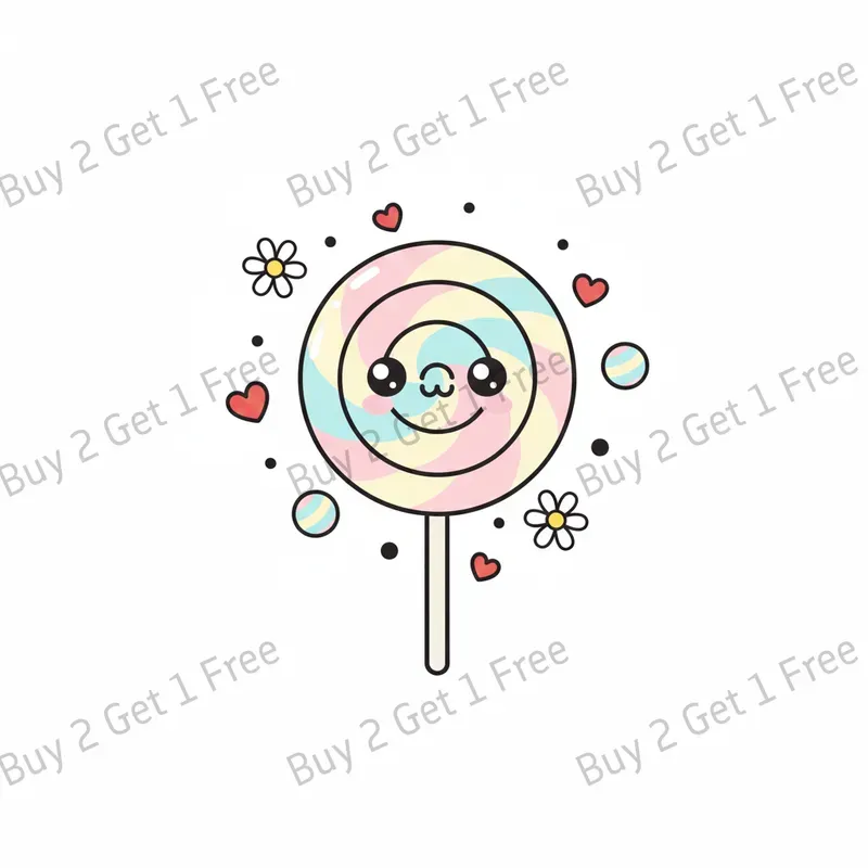 Kawaii Valentine Candy Clipart