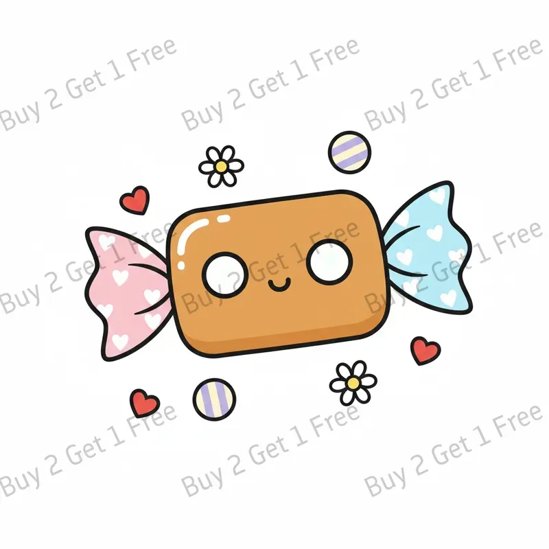 Kawaii Valentine Candy Clipart
