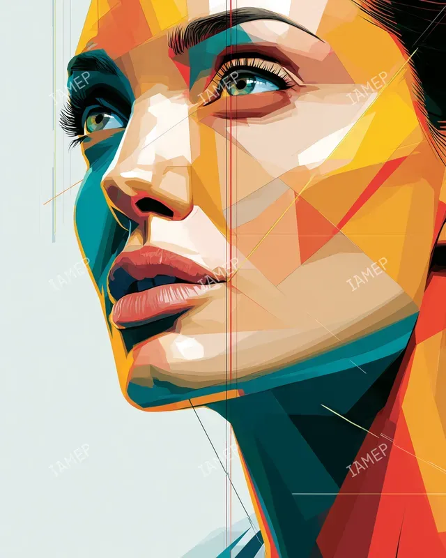 Faceted Celebrity Portraits