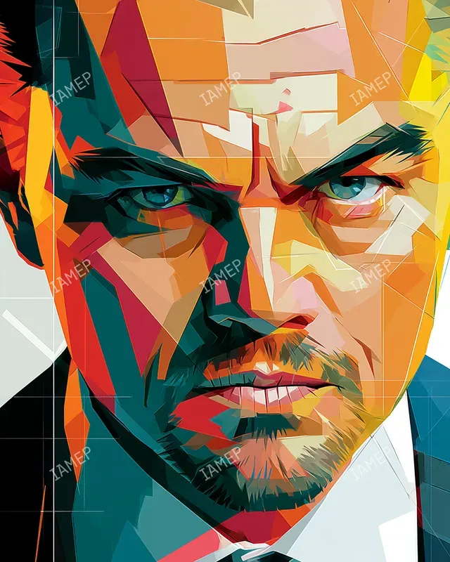 Faceted Celebrity Portraits
