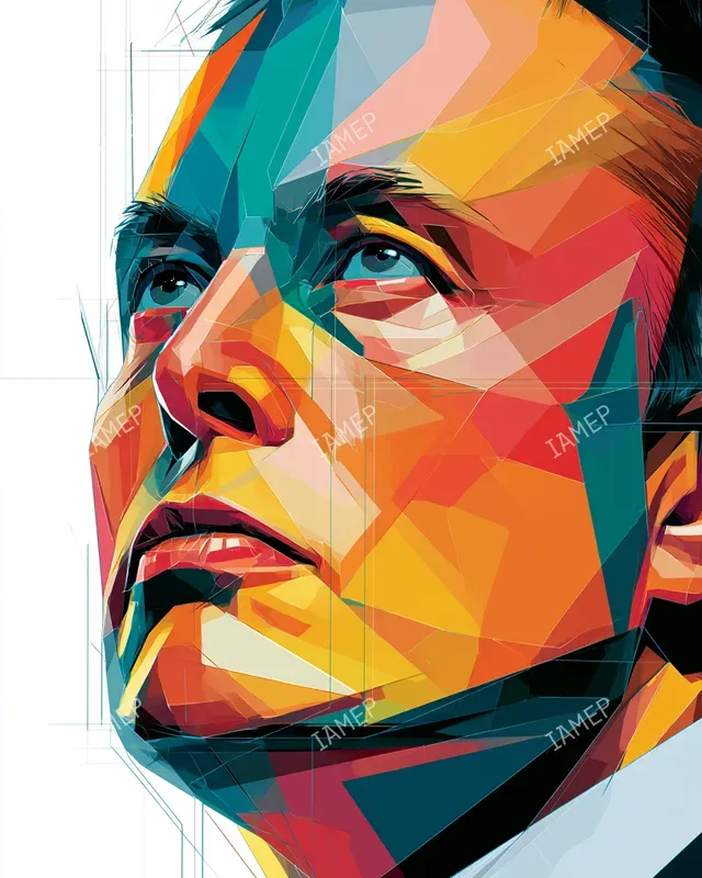 Faceted Celebrity Portraits
