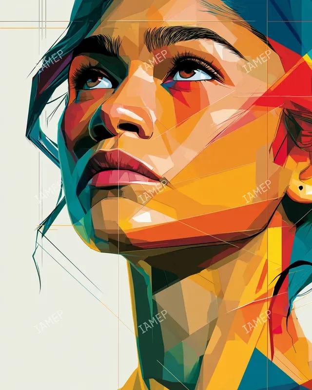 Faceted Celebrity Portraits