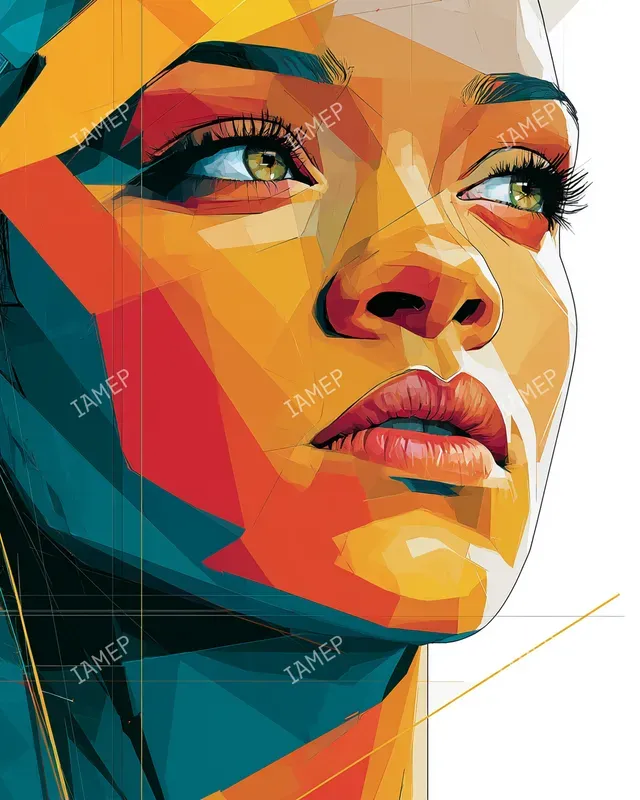 Faceted Celebrity Portraits
