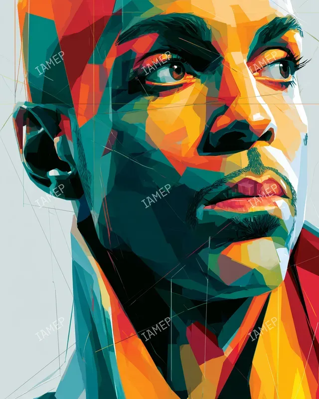 Faceted Celebrity Portraits