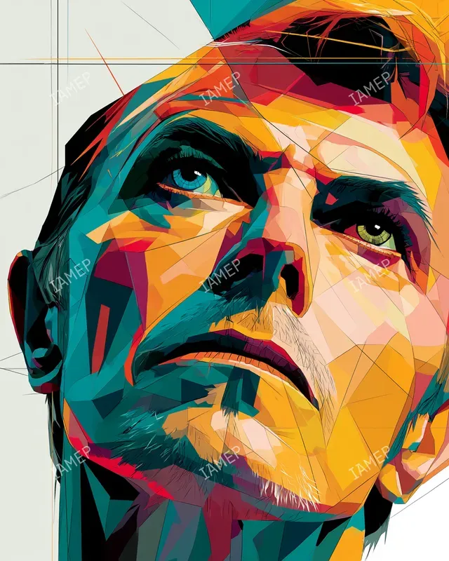 Faceted Celebrity Portraits