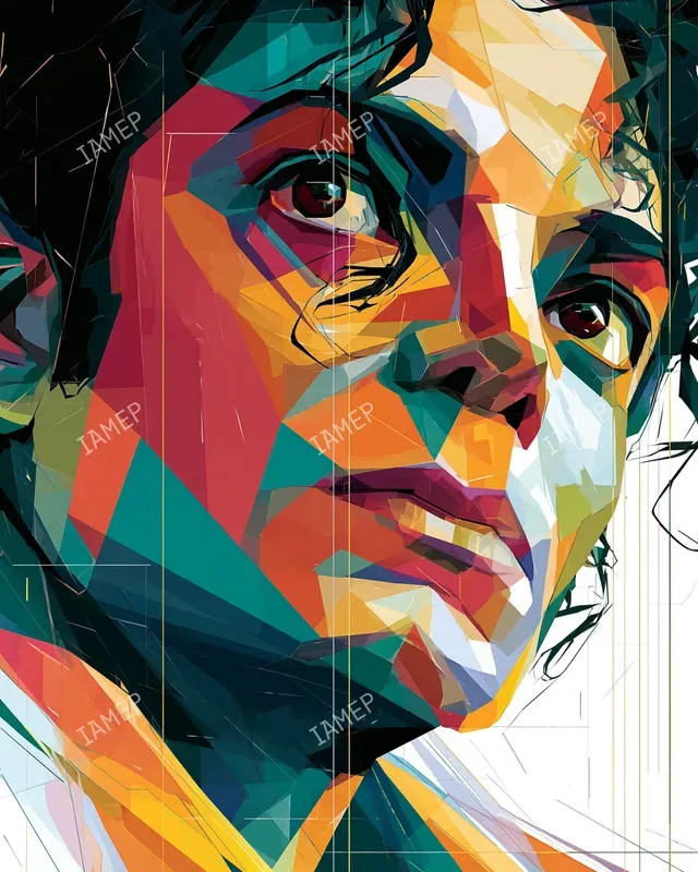 Faceted Celebrity Portraits