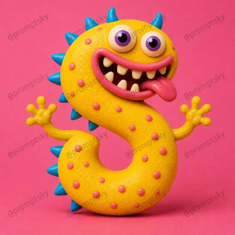 Clay Monster Letters