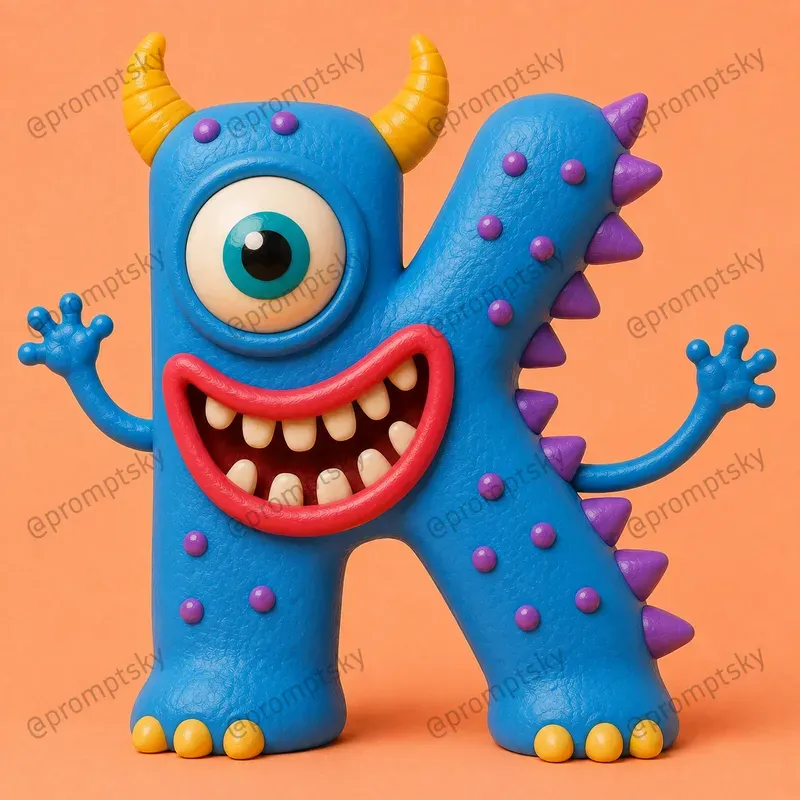 Clay Monster Letters