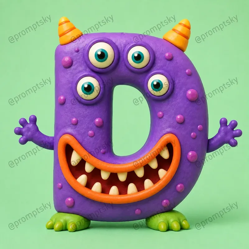 Clay Monster Letters