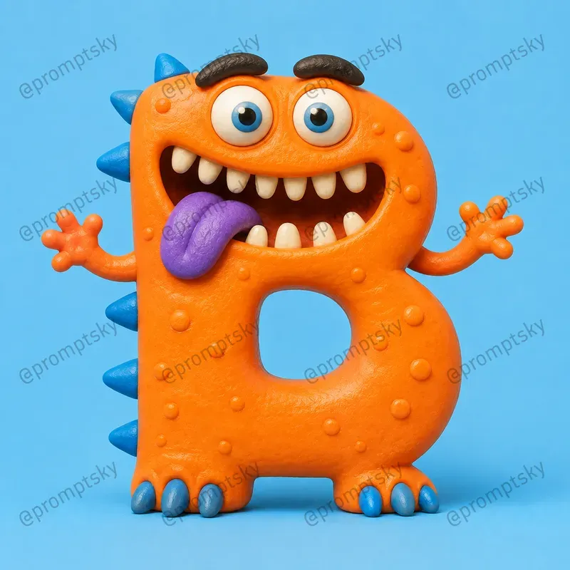 Clay Monster Letters