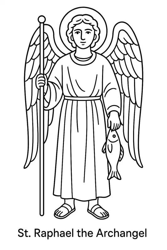 Catholic Saints Coloring Book Pages