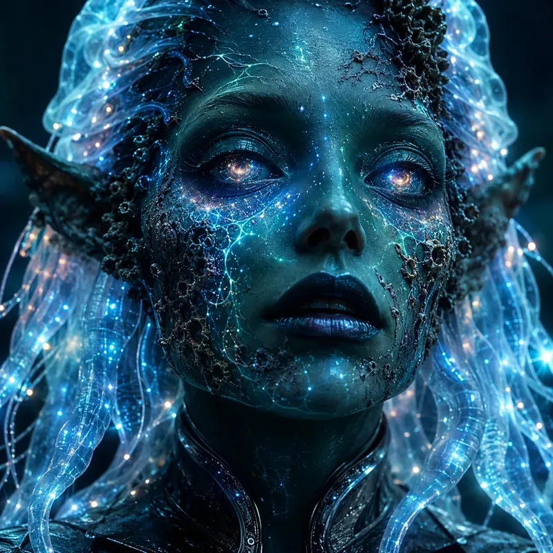 Fractured Cosmos Eyes Of Another Worlds