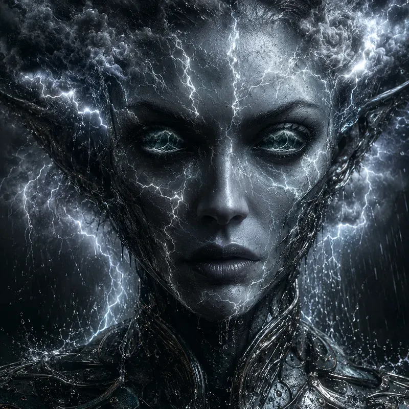 Fractured Cosmos Eyes Of Another Worlds