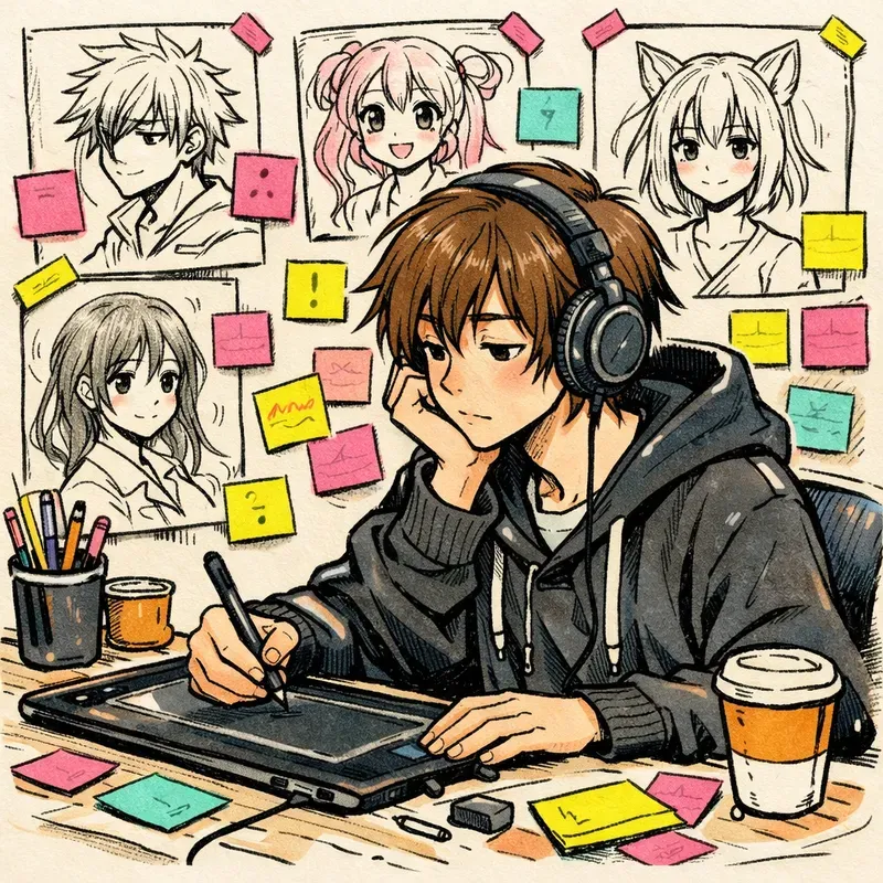 Creative Workspace Character Art