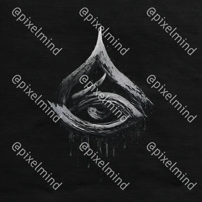 Metal Tshirt Logo Style Surreal Oil