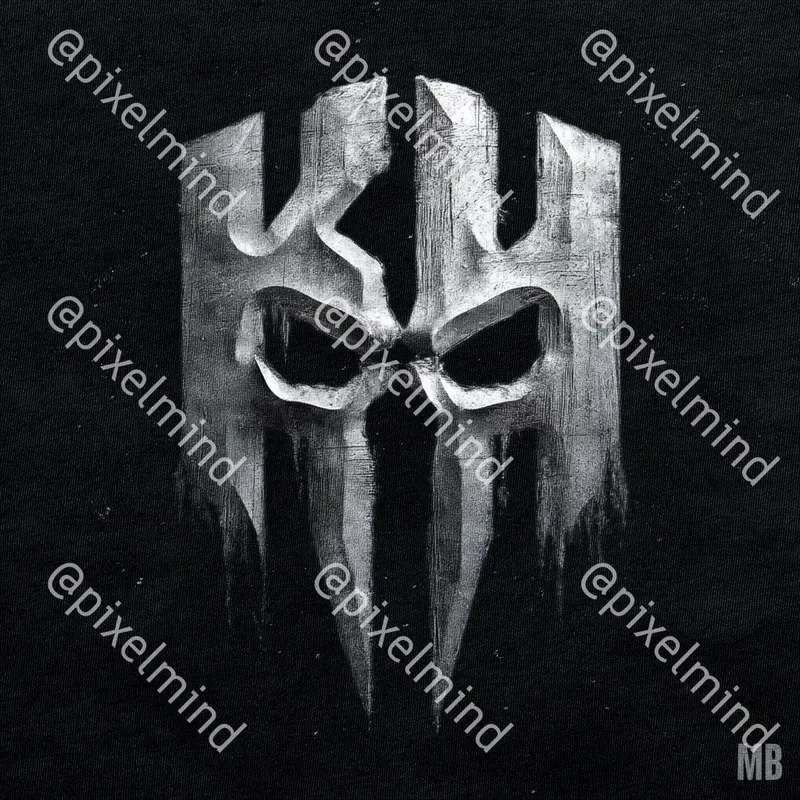 Metal Tshirt Logo Style Surreal Oil