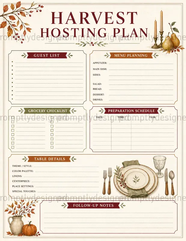 Cozy Fall Planners