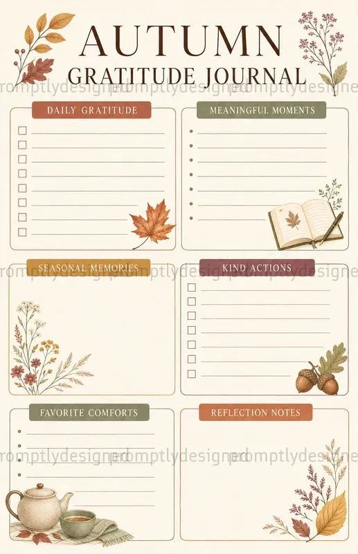 Cozy Fall Planners