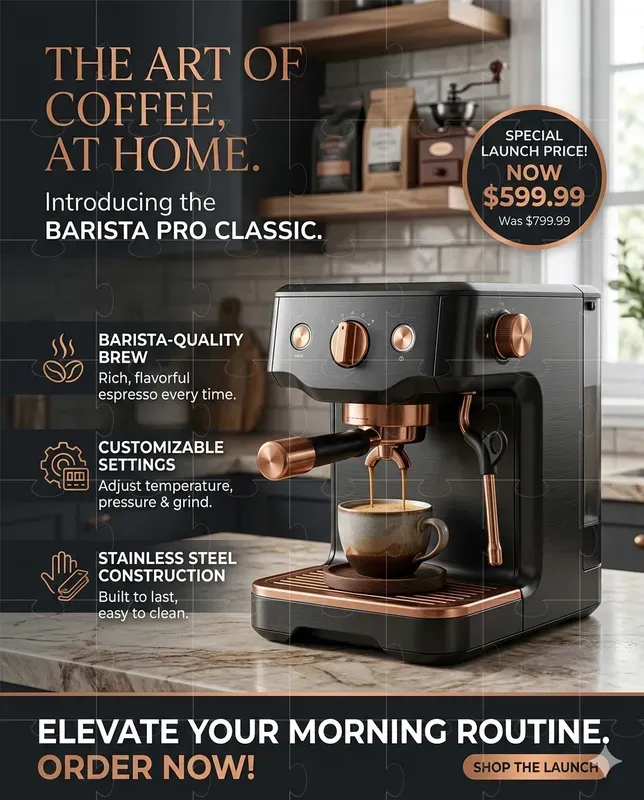 Product Showcase Card Ads Generator