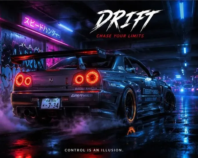 Cinematic Car Posters
