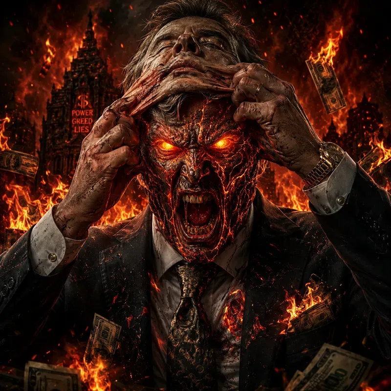 Infernal Face Reveal Art
