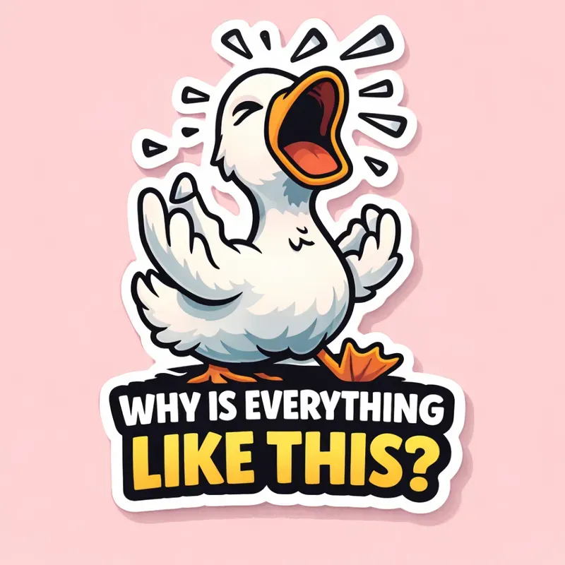 Sarcastic Cartoon Stickers