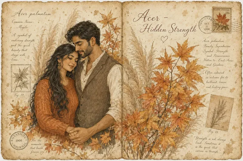 Aesthetic Botanical Journal Couple Photos