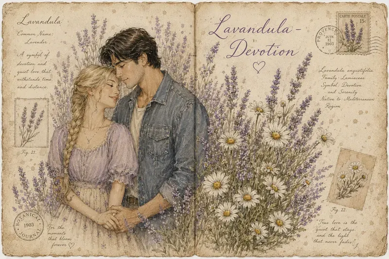 Aesthetic Botanical Journal Couple Photos