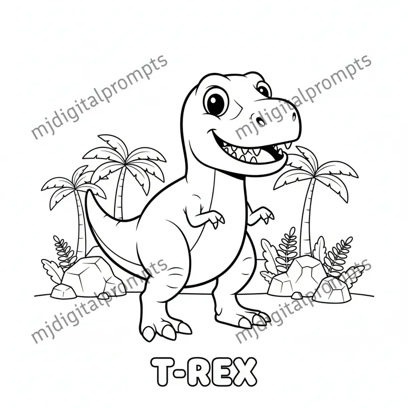 Dinosaur Coloring Pages For Kids