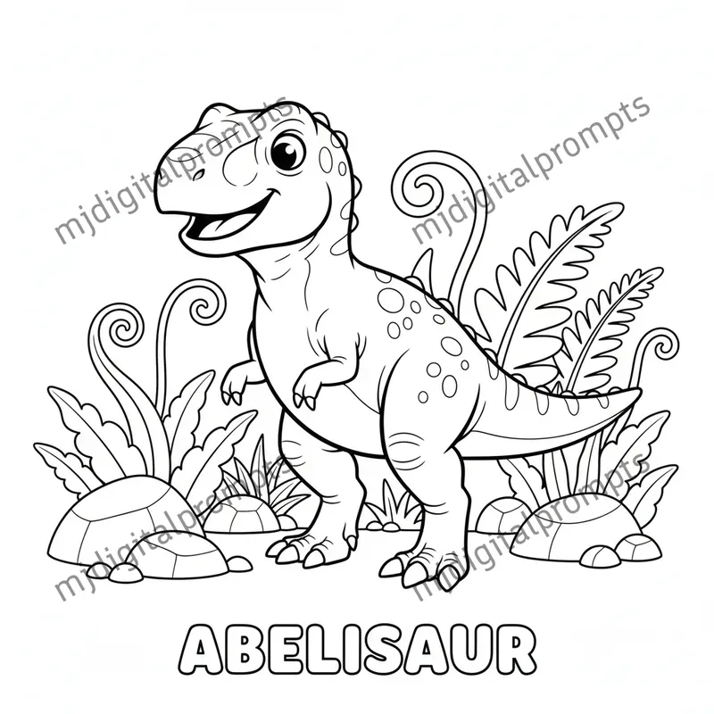 Dinosaur Coloring Pages For Kids