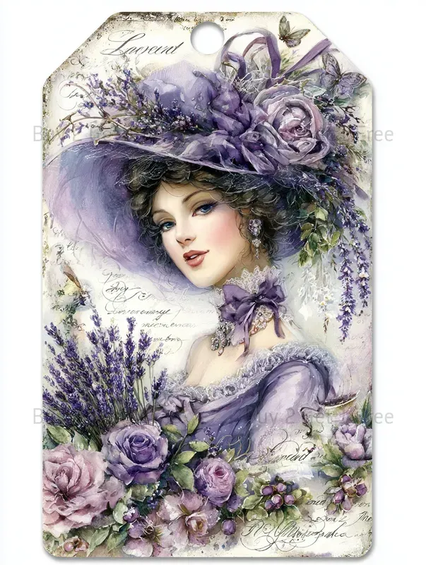 Summer Lavender Cake Product Tags