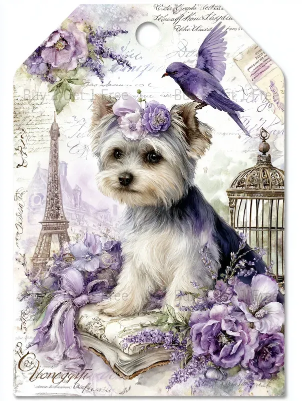 Summer Lavender Cake Product Tags