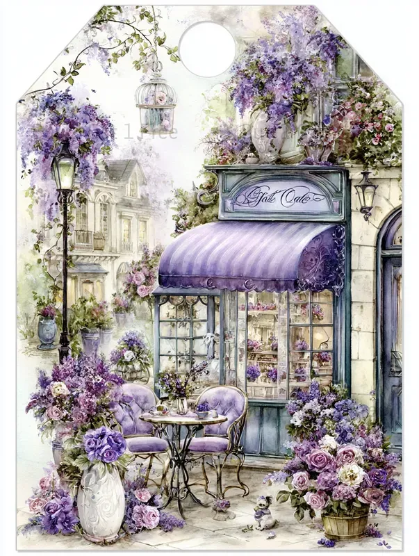 Summer Lavender Cake Product Tags