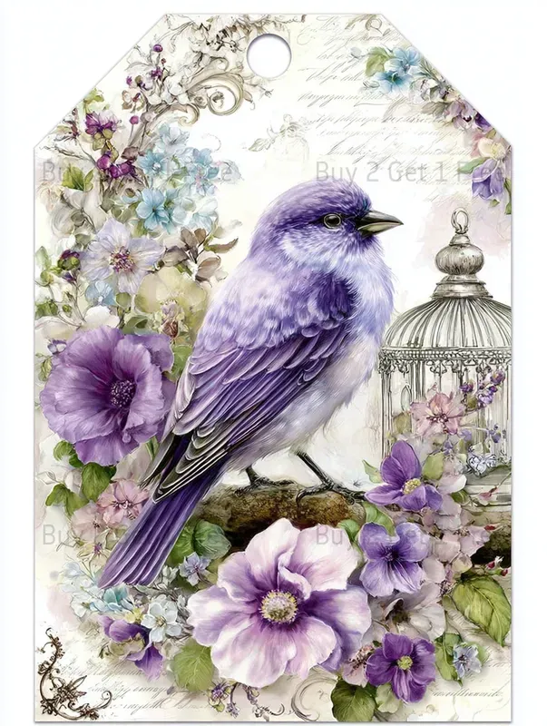 Summer Lavender Cake Product Tags