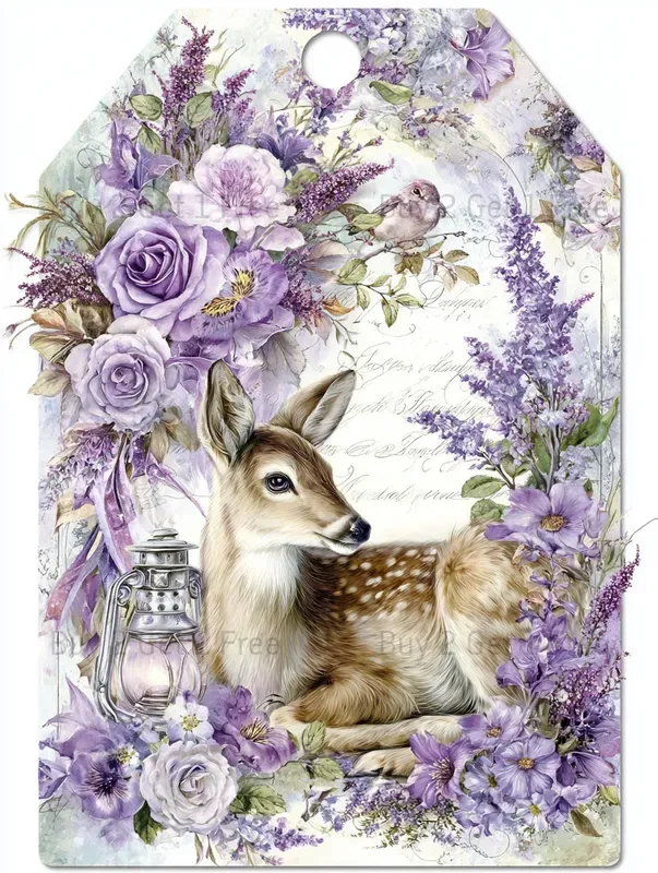 Summer Lavender Cake Product Tags