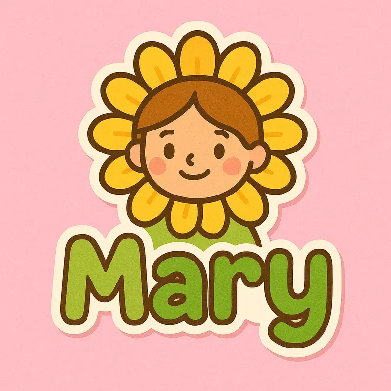 Cute Cartoon Name Tag Stickers
