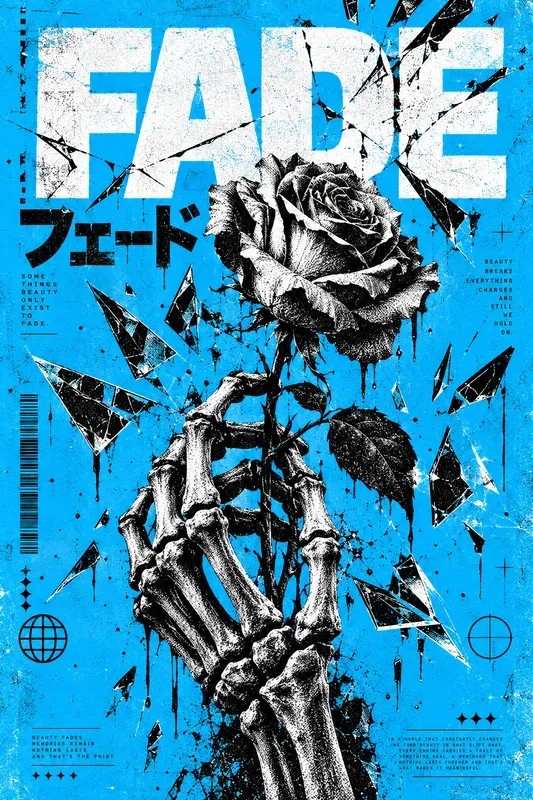 Brutalist Halftone Grunge Posters