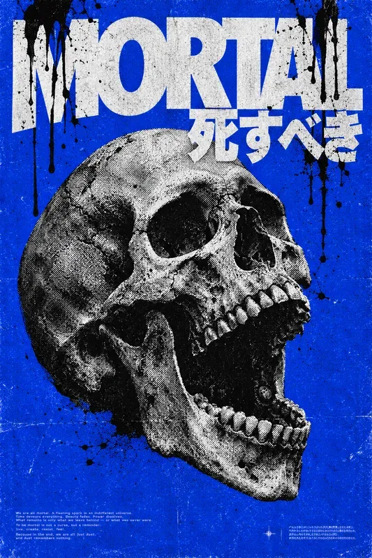 Brutalist Halftone Grunge Posters