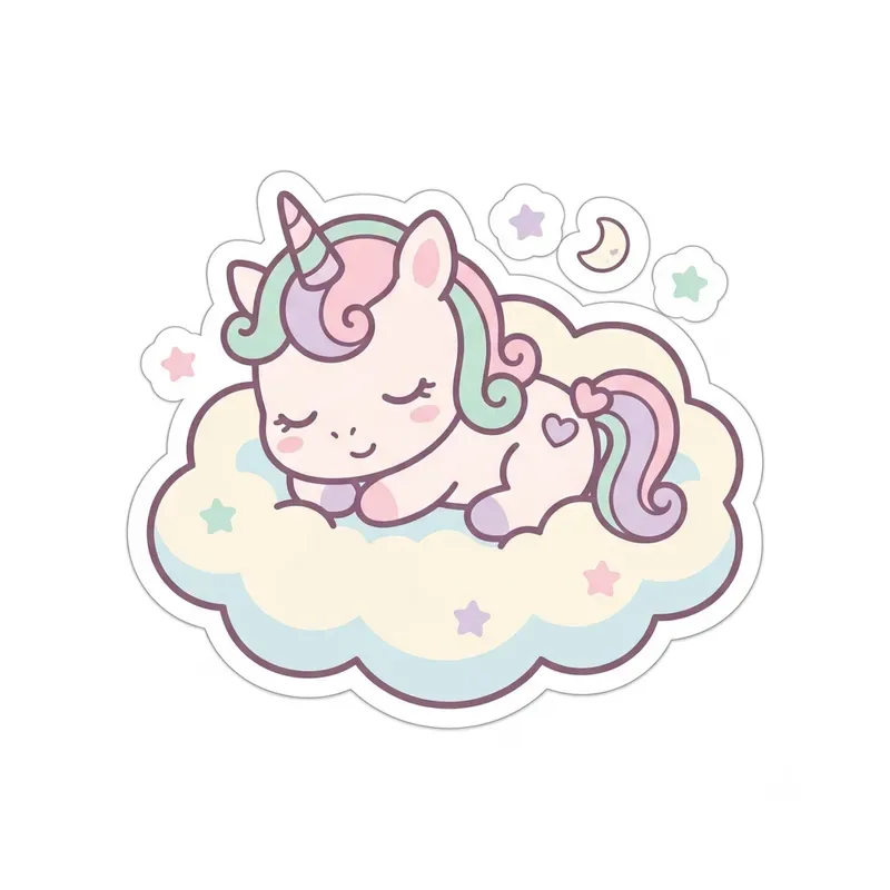 Cute Pastel Chibi Sticker Collections