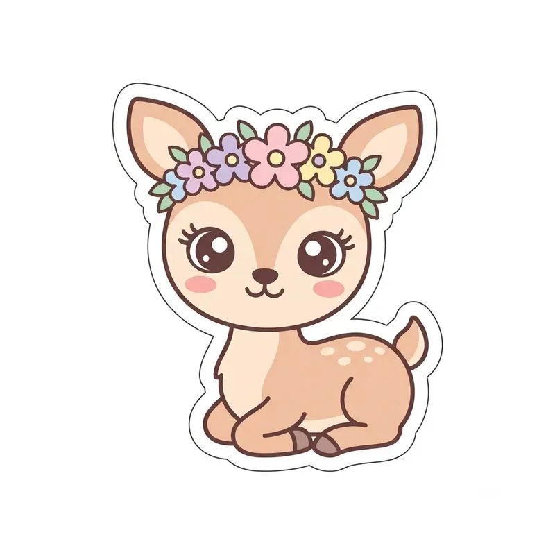 Cute Pastel Chibi Sticker Collections
