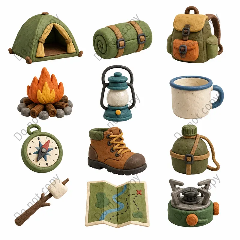 Claymation 3D Clipart Sets