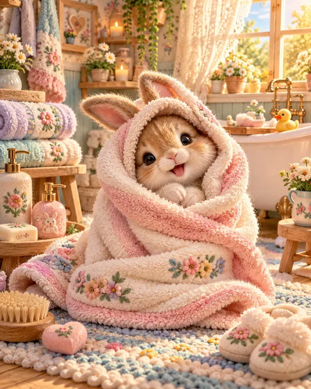 Cute Baby Towel Times