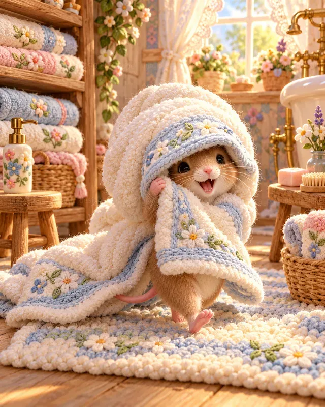 Cute Baby Towel Times