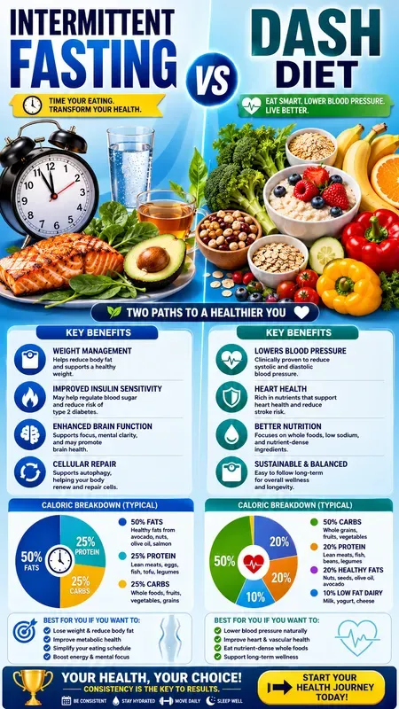 Nutrition Comparison Plan Infographics
