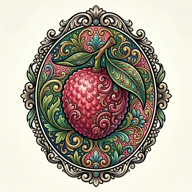 Botanical Drupe Medallions