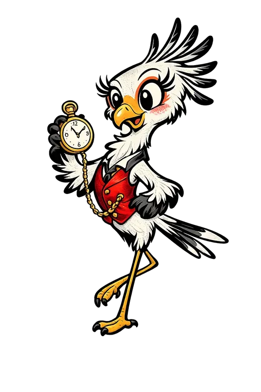 Retro Whimsical Cartoon Mascot Cliparts