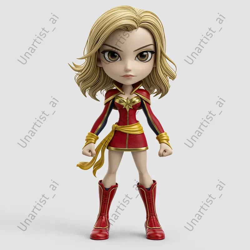 3D Female Comics Bubblehead Figures
