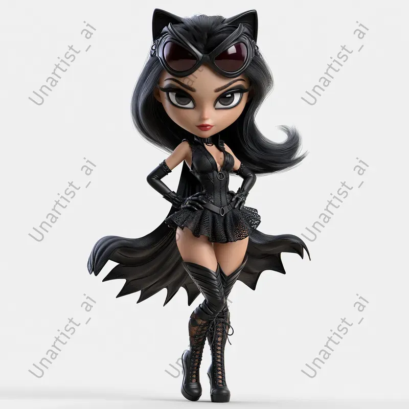 3D Female Comics Bubblehead Figures