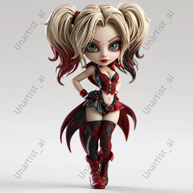 3D Female Comics Bubblehead Figures